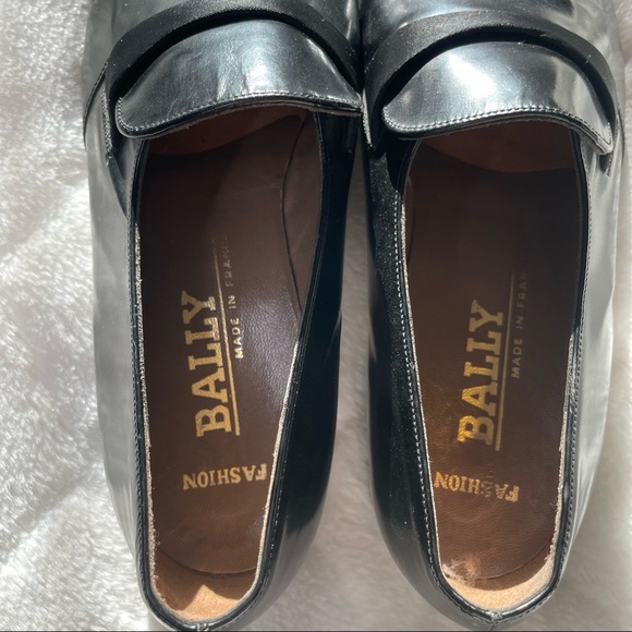 Rochester Bally Mens Shoes Black Sz. 8M S - Picture 11 of 15